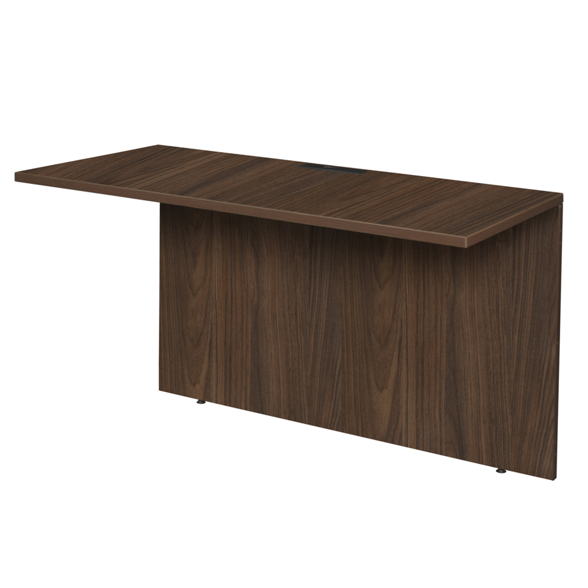 Regency Legacy Desk Bridge — 47in., Neo Walnut, Adjustable Glides, Model# LBR4724NW